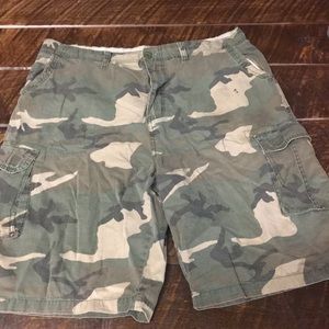Camouflage Cargo Shorts